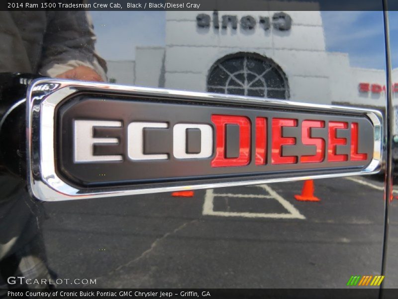 Black / Black/Diesel Gray 2014 Ram 1500 Tradesman Crew Cab
