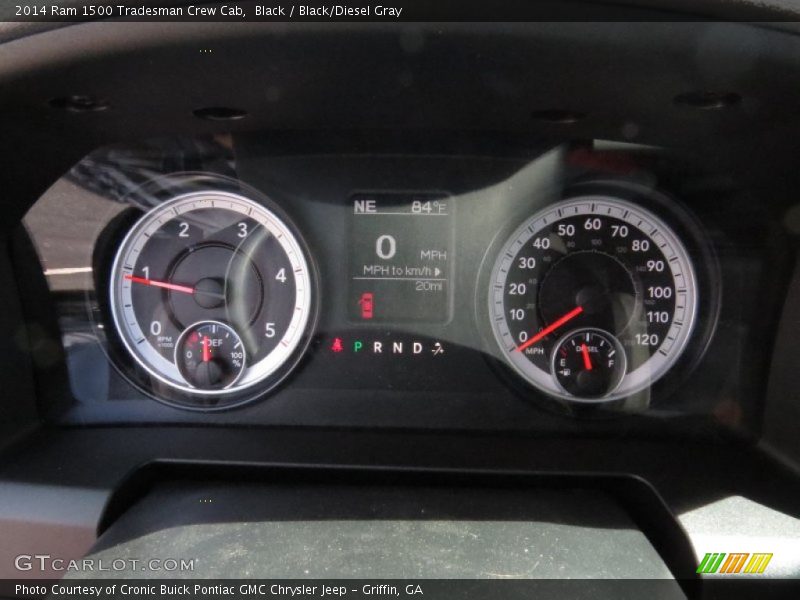 Black / Black/Diesel Gray 2014 Ram 1500 Tradesman Crew Cab