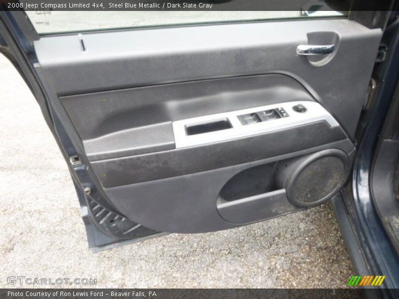 Steel Blue Metallic / Dark Slate Gray 2008 Jeep Compass Limited 4x4