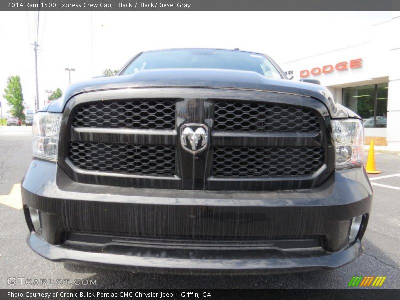 Black / Black/Diesel Gray 2014 Ram 1500 Express Crew Cab