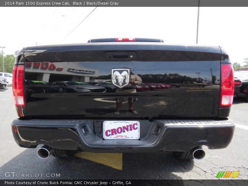 Black / Black/Diesel Gray 2014 Ram 1500 Express Crew Cab