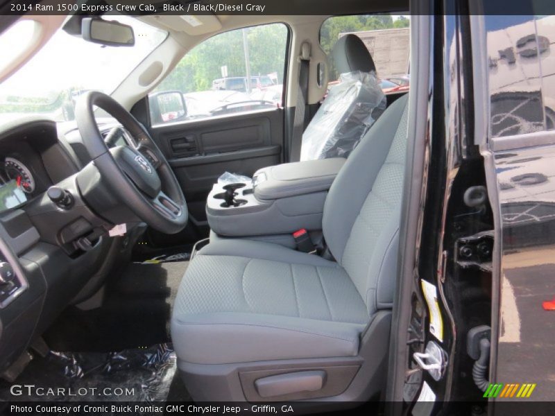 Black / Black/Diesel Gray 2014 Ram 1500 Express Crew Cab