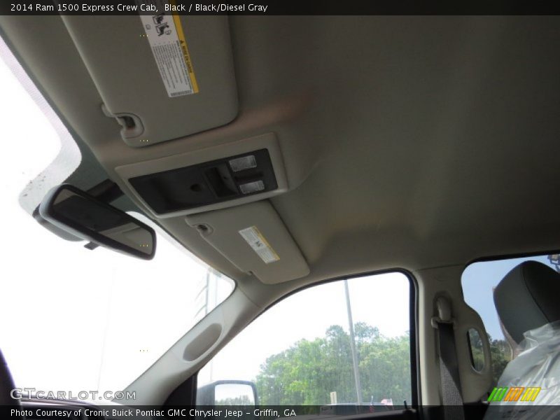 Black / Black/Diesel Gray 2014 Ram 1500 Express Crew Cab