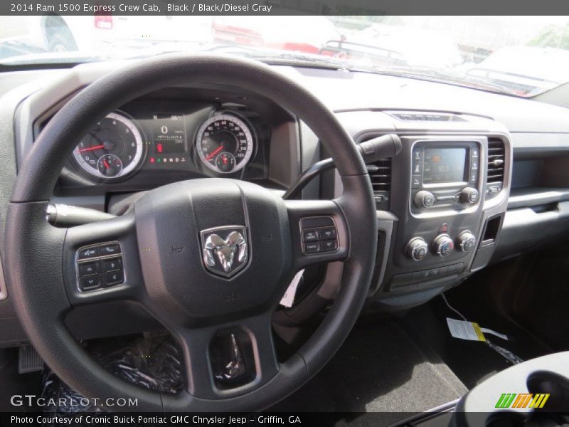 Black / Black/Diesel Gray 2014 Ram 1500 Express Crew Cab