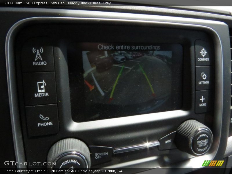 Black / Black/Diesel Gray 2014 Ram 1500 Express Crew Cab
