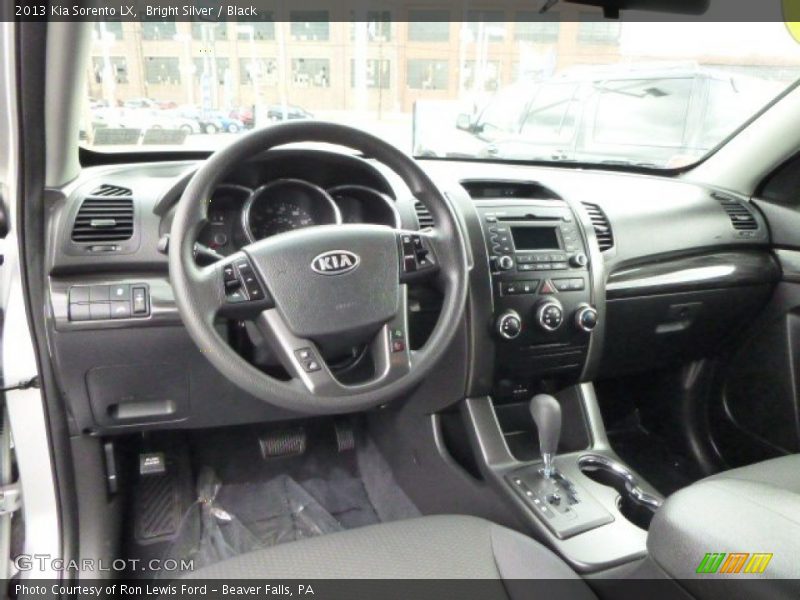Bright Silver / Black 2013 Kia Sorento LX