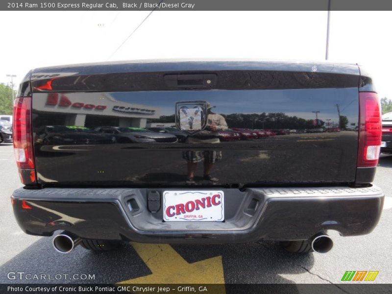 Black / Black/Diesel Gray 2014 Ram 1500 Express Regular Cab