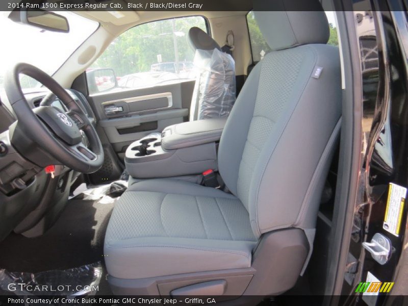 Black / Black/Diesel Gray 2014 Ram 1500 Express Regular Cab