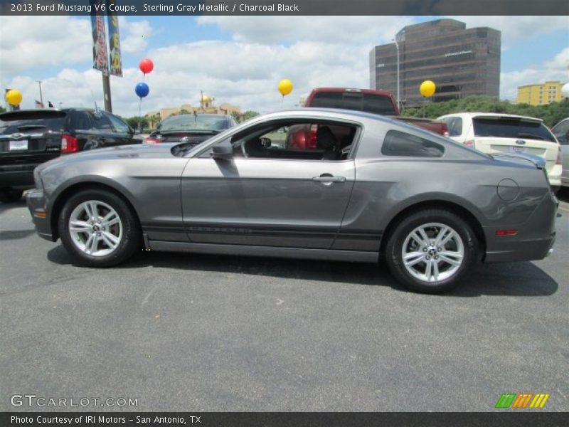 Sterling Gray Metallic / Charcoal Black 2013 Ford Mustang V6 Coupe