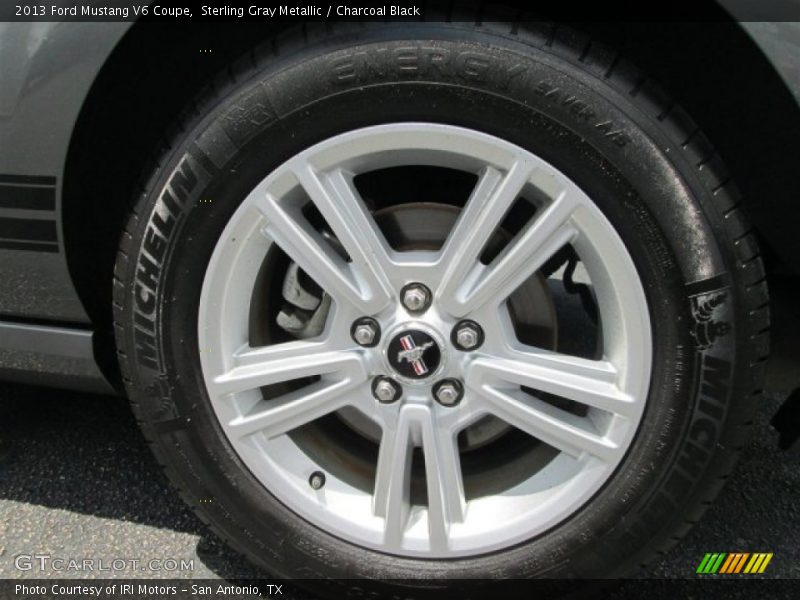 Sterling Gray Metallic / Charcoal Black 2013 Ford Mustang V6 Coupe