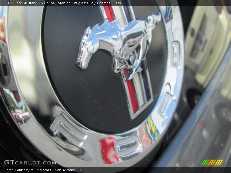 Sterling Gray Metallic / Charcoal Black 2013 Ford Mustang V6 Coupe