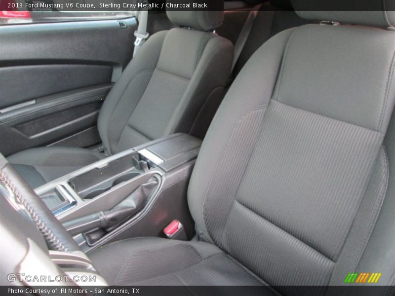 Sterling Gray Metallic / Charcoal Black 2013 Ford Mustang V6 Coupe