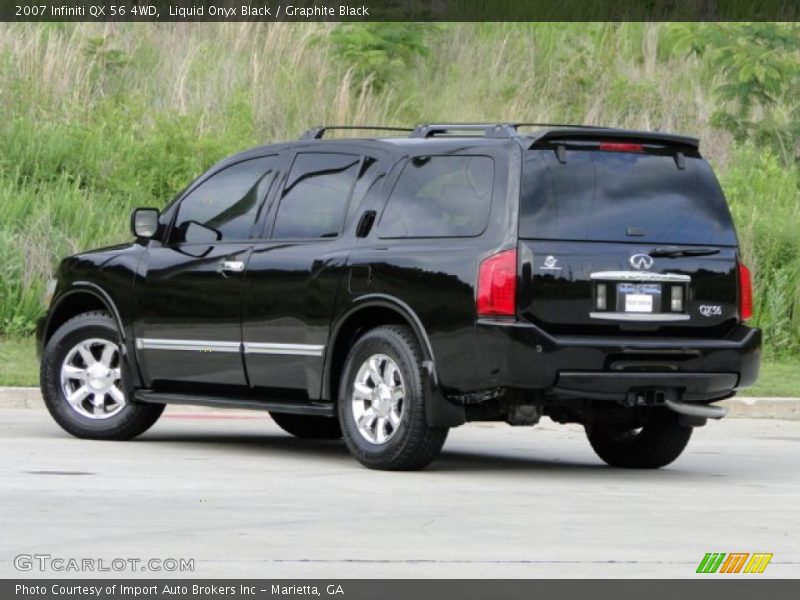 Liquid Onyx Black / Graphite Black 2007 Infiniti QX 56 4WD