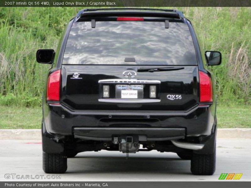 Liquid Onyx Black / Graphite Black 2007 Infiniti QX 56 4WD