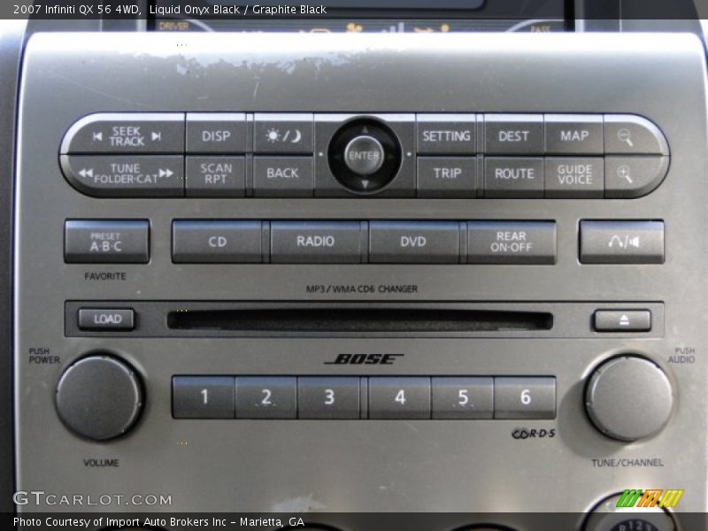 Liquid Onyx Black / Graphite Black 2007 Infiniti QX 56 4WD