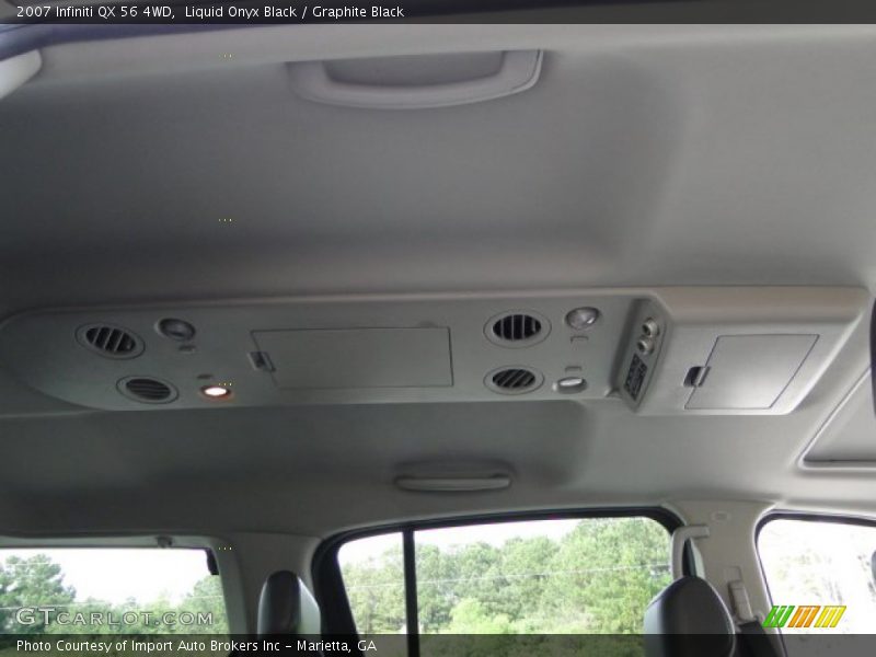 Liquid Onyx Black / Graphite Black 2007 Infiniti QX 56 4WD