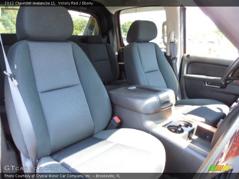 Victory Red / Ebony 2012 Chevrolet Avalanche LS
