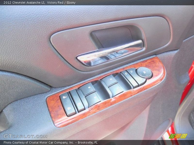 Victory Red / Ebony 2012 Chevrolet Avalanche LS