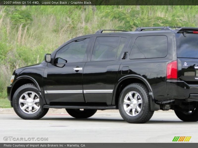 Liquid Onyx Black / Graphite Black 2007 Infiniti QX 56 4WD