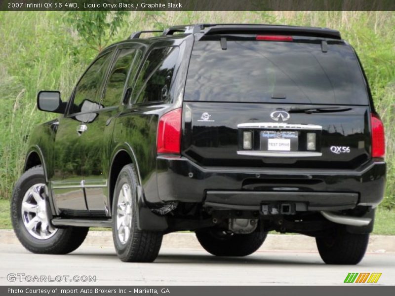 Liquid Onyx Black / Graphite Black 2007 Infiniti QX 56 4WD