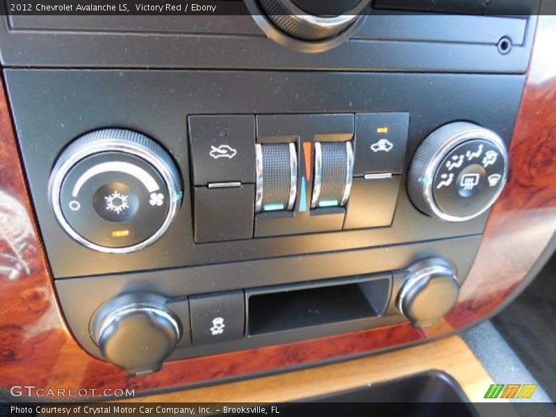 Victory Red / Ebony 2012 Chevrolet Avalanche LS