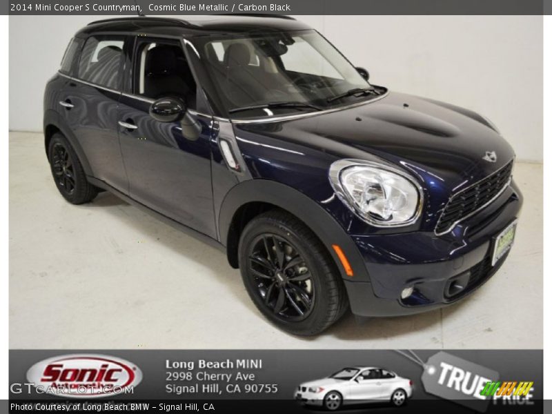 Cosmic Blue Metallic / Carbon Black 2014 Mini Cooper S Countryman