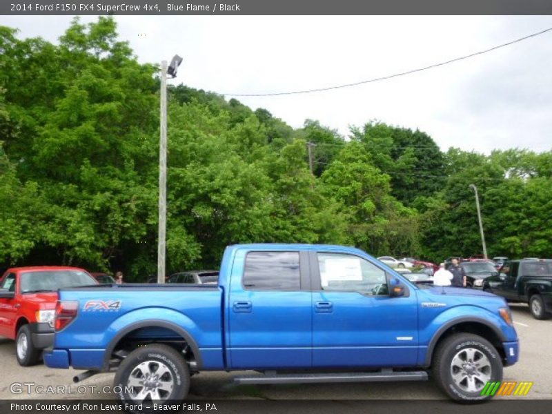 Blue Flame / Black 2014 Ford F150 FX4 SuperCrew 4x4