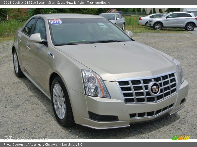 Silver Coast Metallic / Light Titanium/Ebony 2013 Cadillac CTS 3.0 Sedan