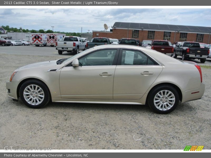 Silver Coast Metallic / Light Titanium/Ebony 2013 Cadillac CTS 3.0 Sedan
