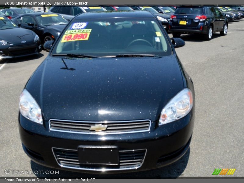 Black / Ebony Black 2008 Chevrolet Impala LS