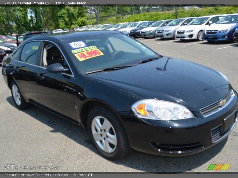 Black / Ebony Black 2008 Chevrolet Impala LS