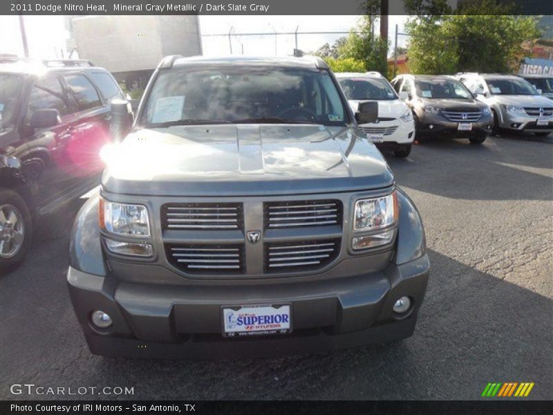 Mineral Gray Metallic / Dark Slate Gray 2011 Dodge Nitro Heat