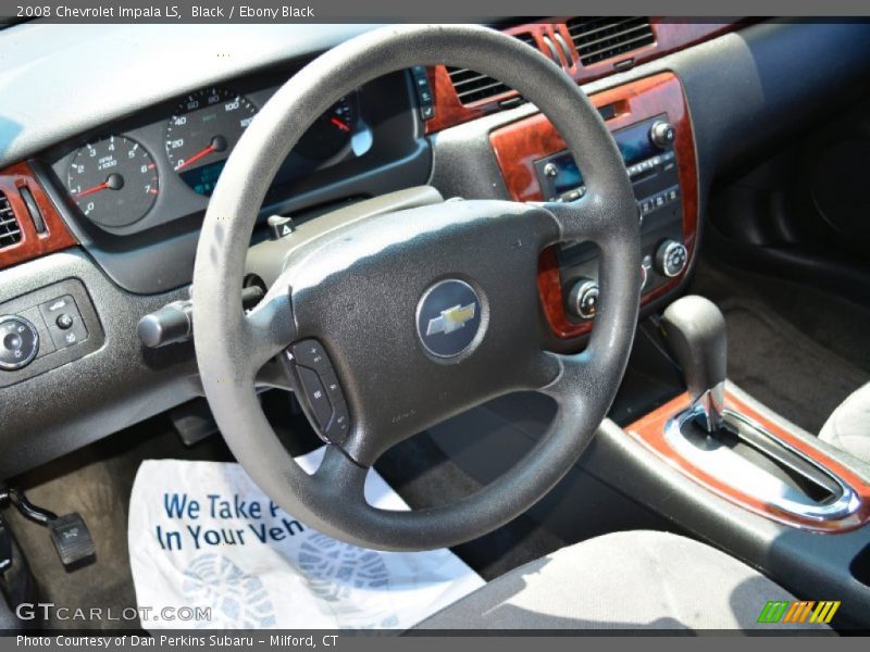 Black / Ebony Black 2008 Chevrolet Impala LS