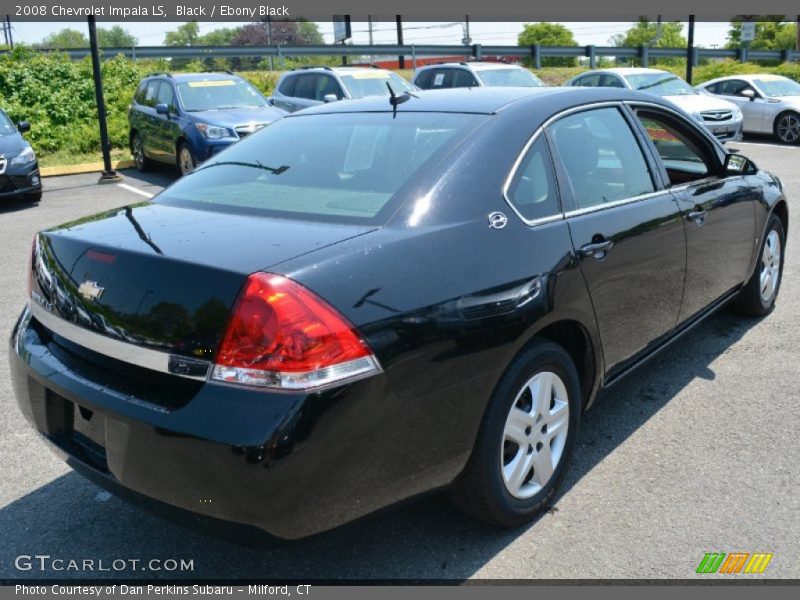 Black / Ebony Black 2008 Chevrolet Impala LS