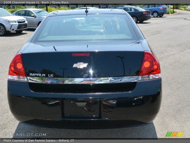 Black / Ebony Black 2008 Chevrolet Impala LS