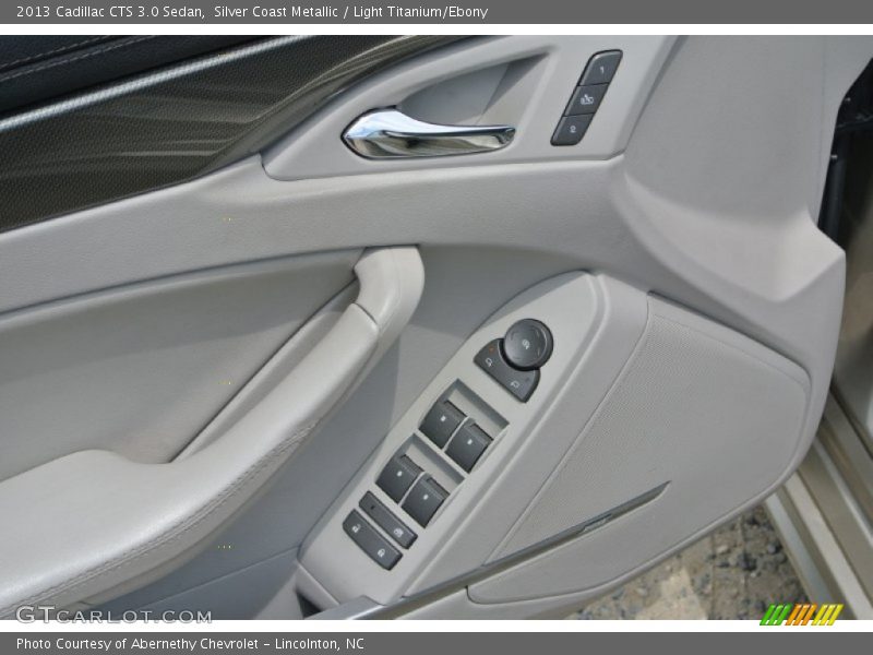 Silver Coast Metallic / Light Titanium/Ebony 2013 Cadillac CTS 3.0 Sedan