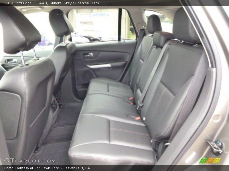 Mineral Gray / Charcoal Black 2014 Ford Edge SEL AWD