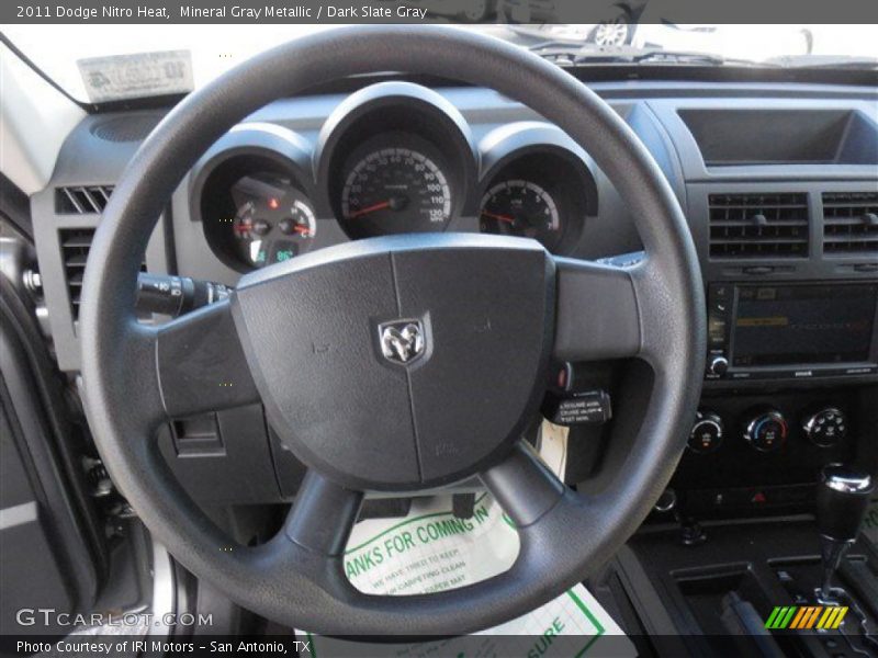 Mineral Gray Metallic / Dark Slate Gray 2011 Dodge Nitro Heat