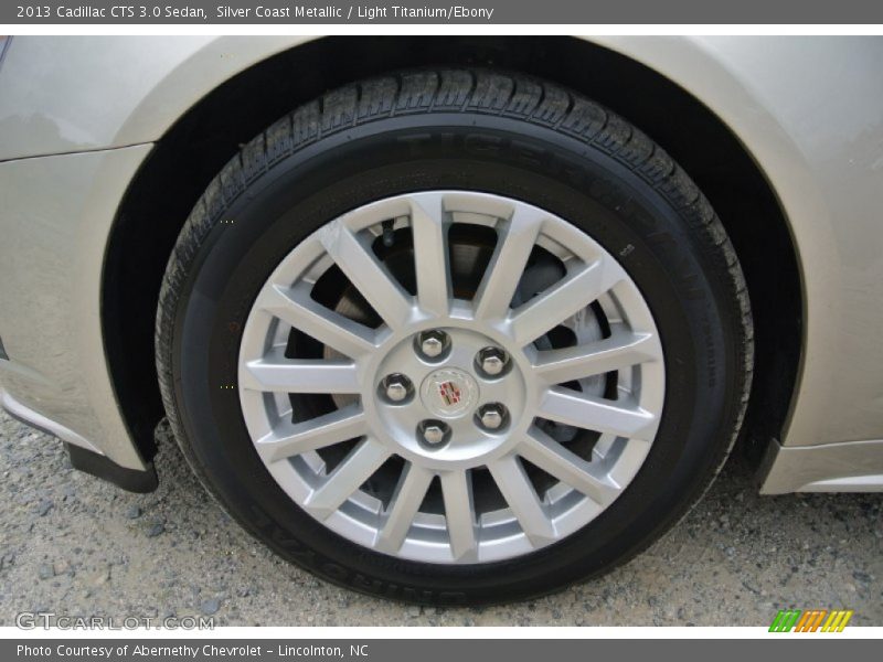 Silver Coast Metallic / Light Titanium/Ebony 2013 Cadillac CTS 3.0 Sedan