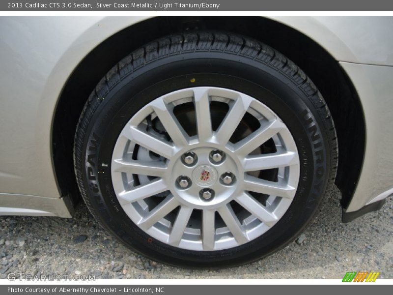 Silver Coast Metallic / Light Titanium/Ebony 2013 Cadillac CTS 3.0 Sedan