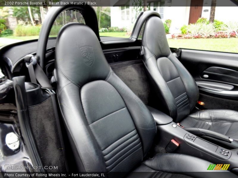 Basalt Black Metallic / Black 2002 Porsche Boxster S