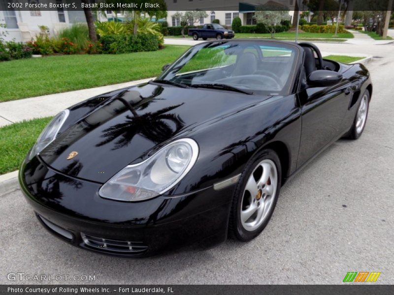 Basalt Black Metallic / Black 2002 Porsche Boxster S