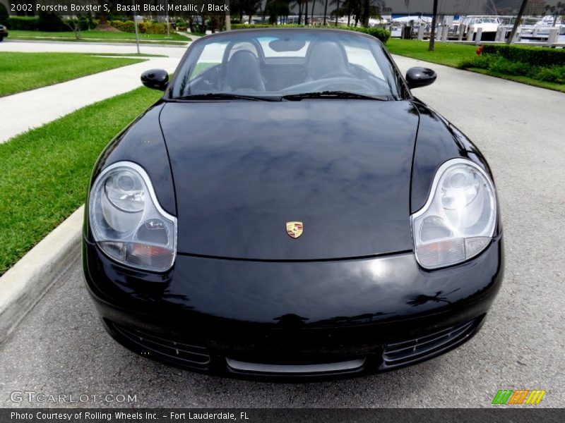 Basalt Black Metallic / Black 2002 Porsche Boxster S