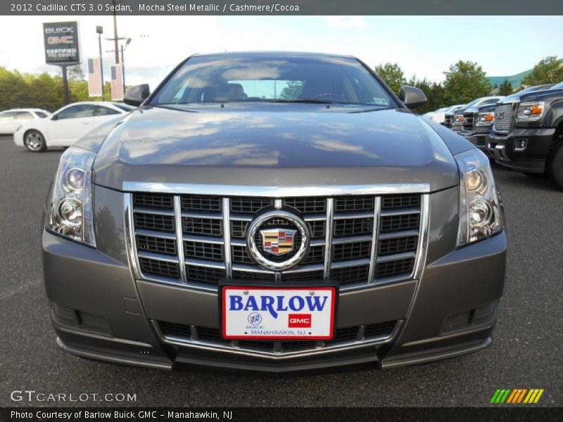 Mocha Steel Metallic / Cashmere/Cocoa 2012 Cadillac CTS 3.0 Sedan