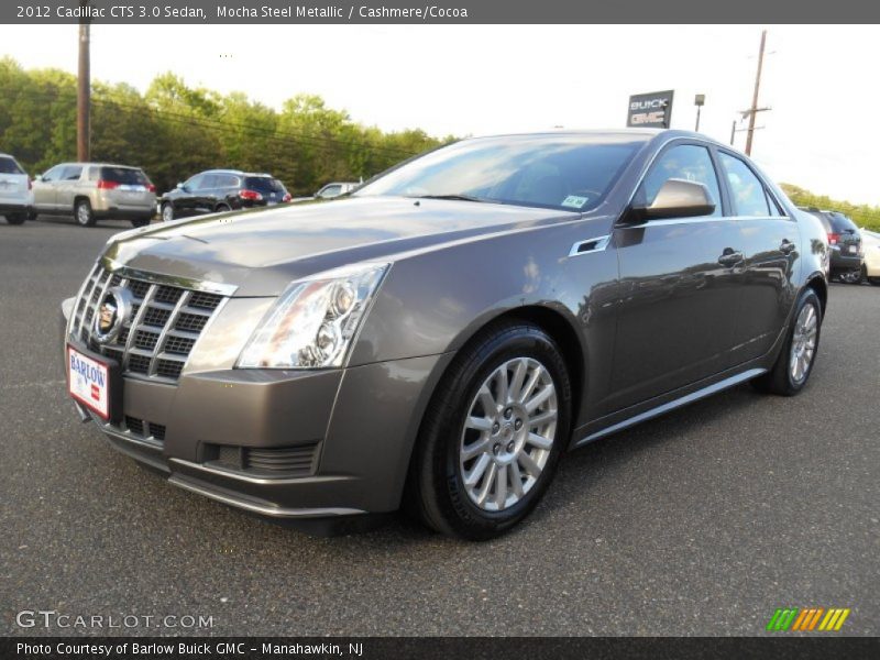 Mocha Steel Metallic / Cashmere/Cocoa 2012 Cadillac CTS 3.0 Sedan