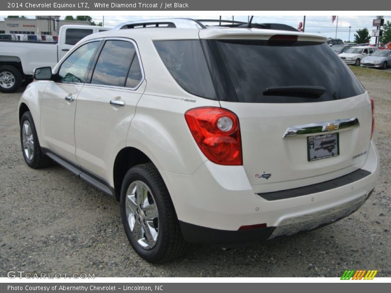 White Diamond Tricoat / Jet Black 2014 Chevrolet Equinox LTZ
