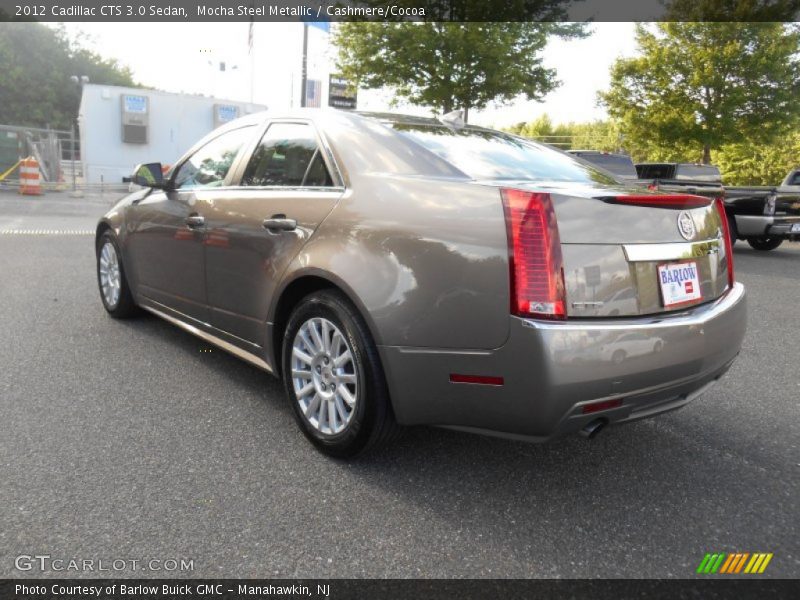 Mocha Steel Metallic / Cashmere/Cocoa 2012 Cadillac CTS 3.0 Sedan