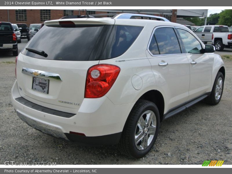White Diamond Tricoat / Jet Black 2014 Chevrolet Equinox LTZ