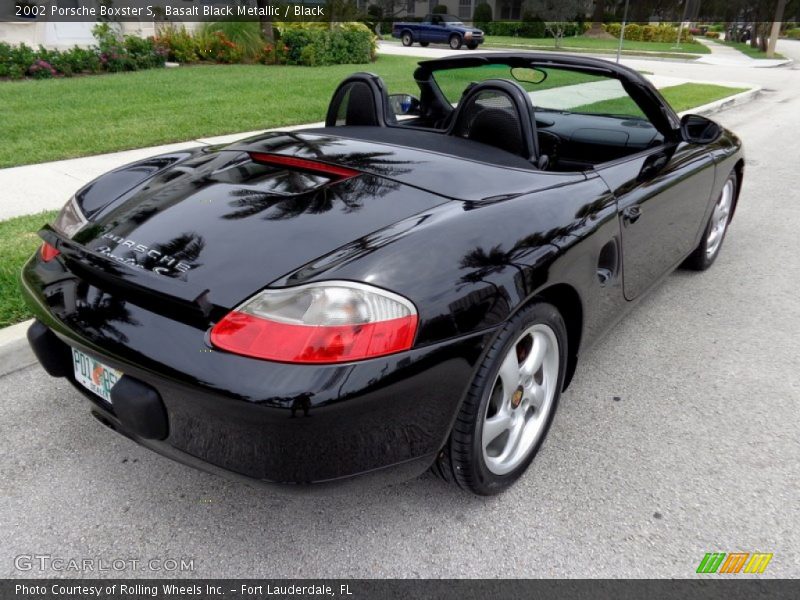 Basalt Black Metallic / Black 2002 Porsche Boxster S