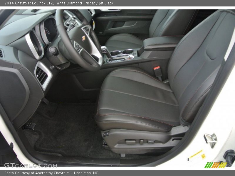 White Diamond Tricoat / Jet Black 2014 Chevrolet Equinox LTZ